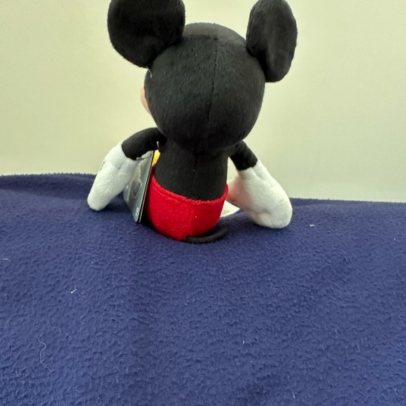 Disney Mickey Mouse Plush Black and Red Stuffed Animal - Picture 2 of 2